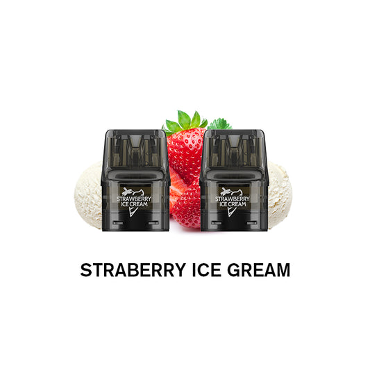 Vaal 500C Pod- Strawberry Ice Cream (2er Pack) - 17mg Nikotin