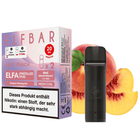 Elfbar ELFA Prefilled POD (2stk) - Juicy Peach 20mg