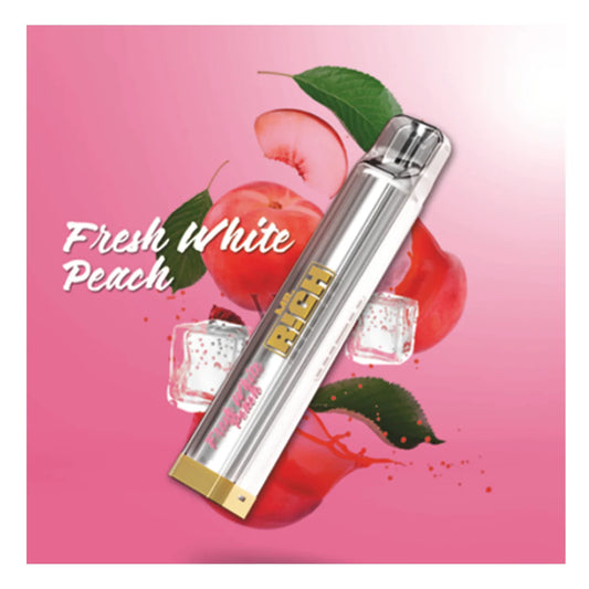 Mr. R!CH 1er Fresh White Peach 16mg - Pfirsich Eis Tee Liquid
