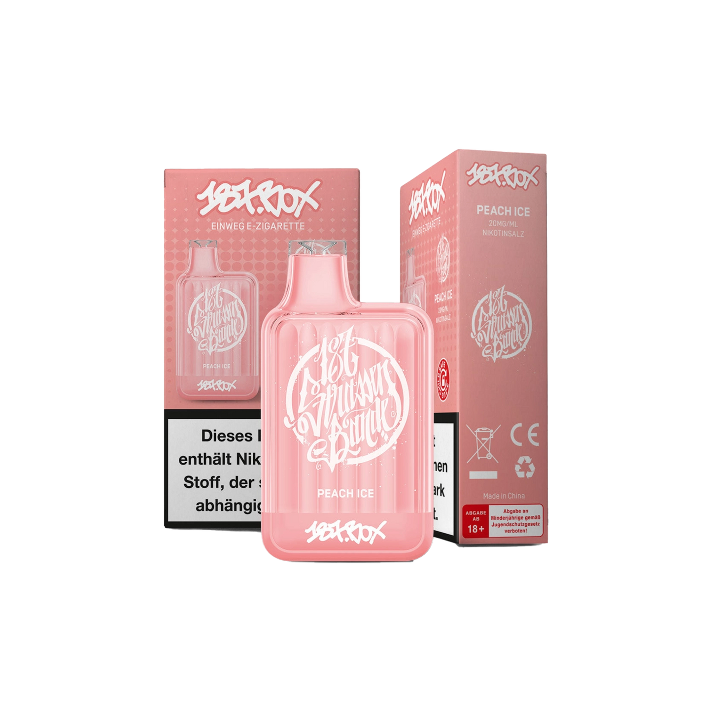 187 Vape - Box - Peach Ice - 20 mg