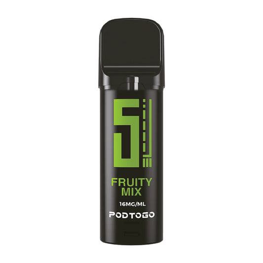 5EL - PODTOGO - Fruity Mix 16mg - Fruchtmix Liquid
