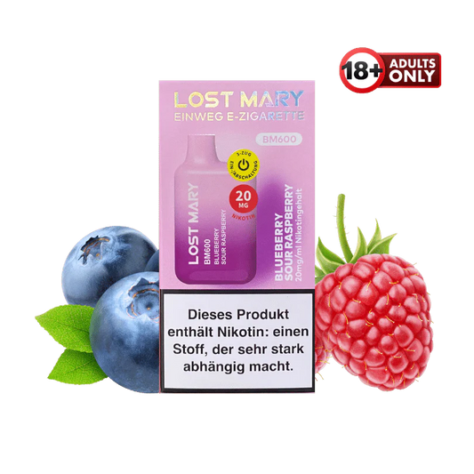 Lost Mary BM600 - Blueberry Sour Raspberry 20mg