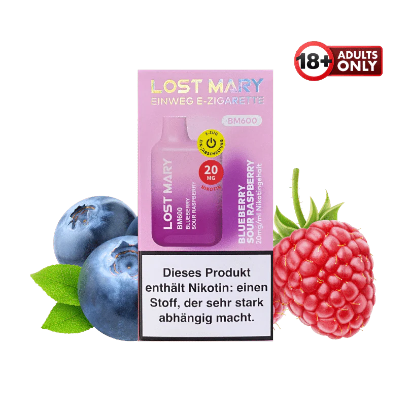 Lost Mary BM600 - Blueberry Sour Raspberry 20mg
