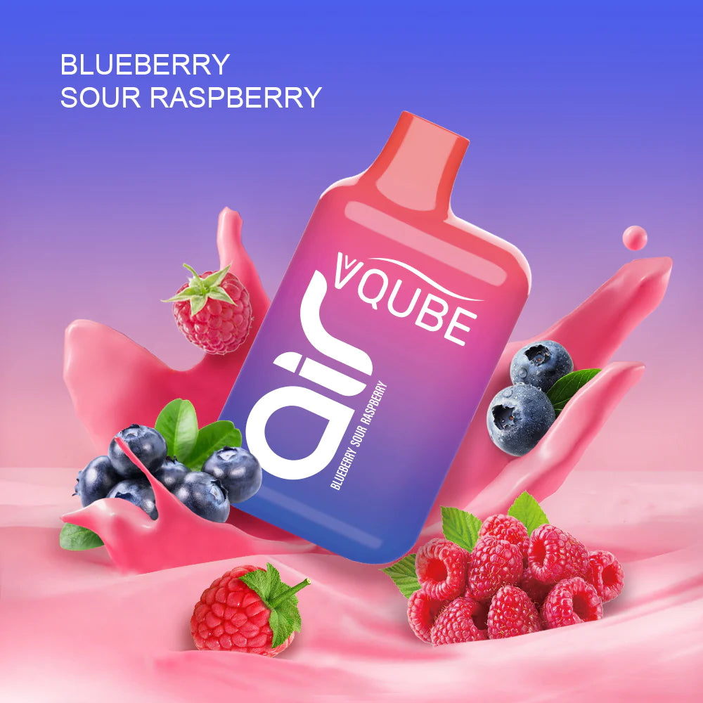 VQUBE AIR Blueberry Sour Raspberry 20mg - Blaubeere Saure Himbeere Liquid