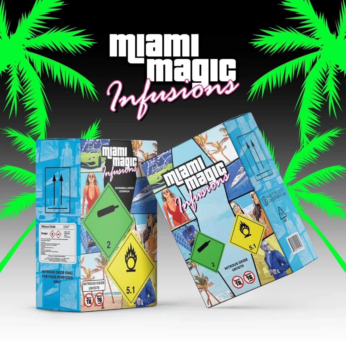 Miami Magic Infusions 640G Sahnekapsel
