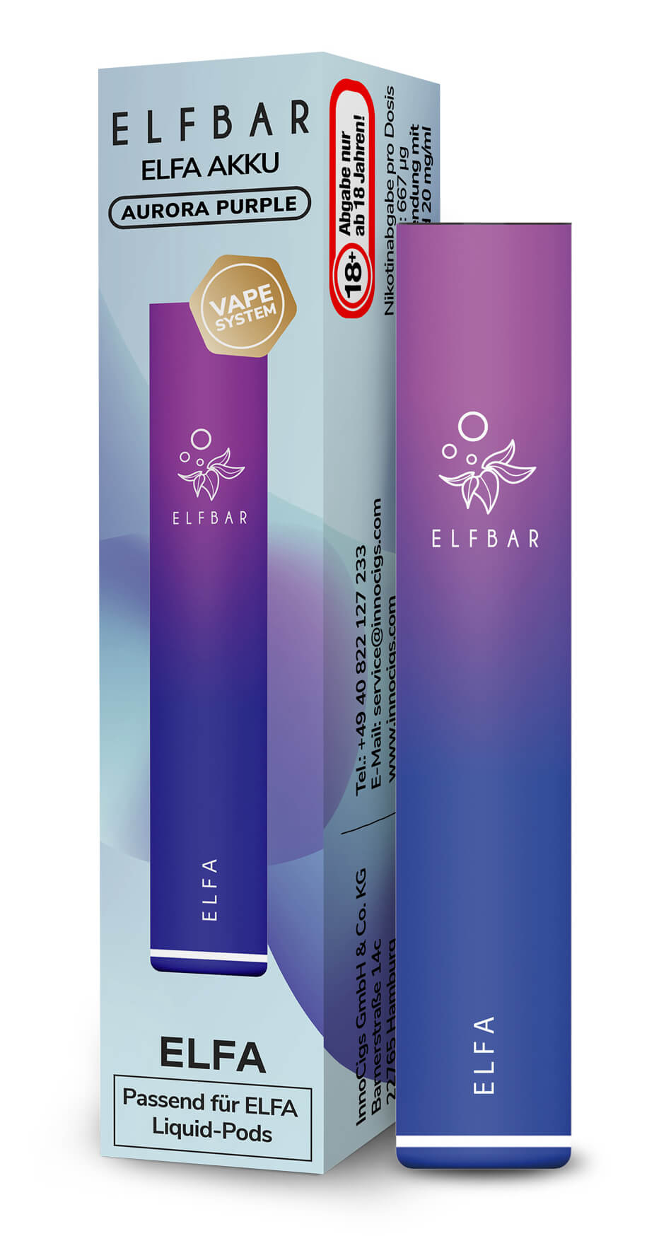 ELFBAR - ELFA Akkuträger (10 Farben)