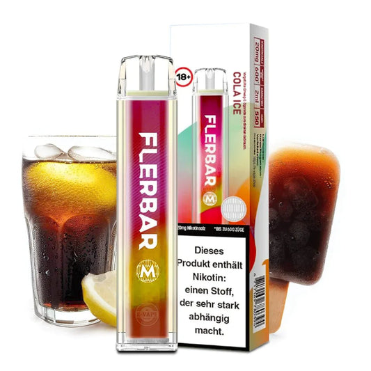 Flerbar M E-Shisha 600 - 20mg/ml - Cola Ice