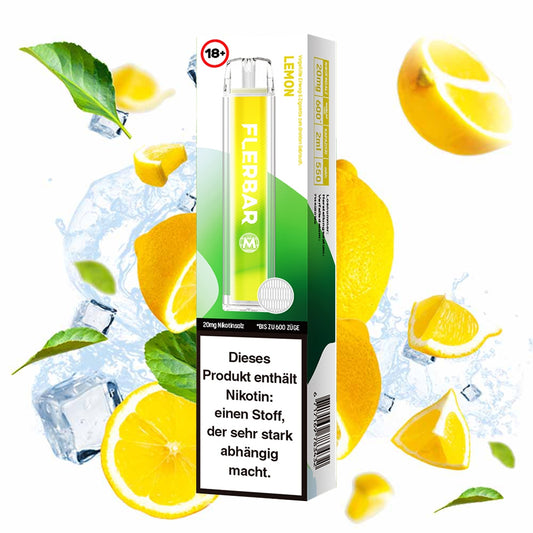 Flerbar M E-Shisha 600 - 20mg/ml - Lemon