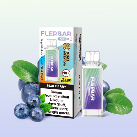 Flerbar POD (2stk) - Blueberry 20mg