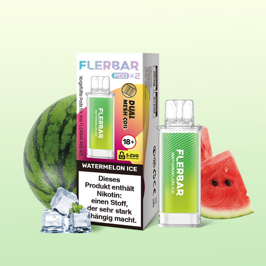 Flerbar POD (2stk) - Watermelon Ice 20mg