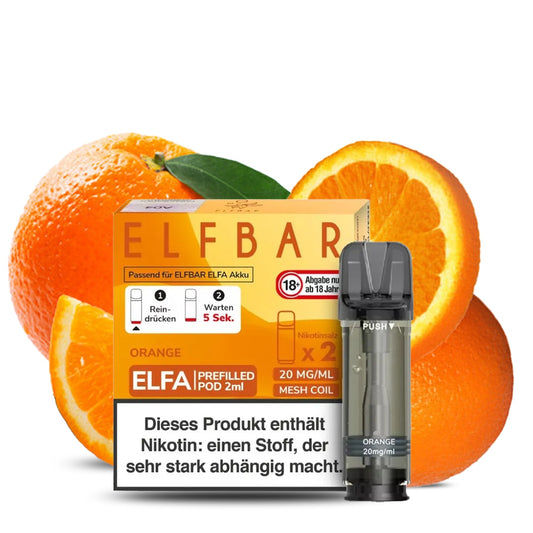 Elfbar ELFA Prefilled POD (2stk) - Orange 20mg