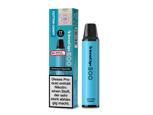 INNOCIGS 500 Cotton Candy bis 500 Züge