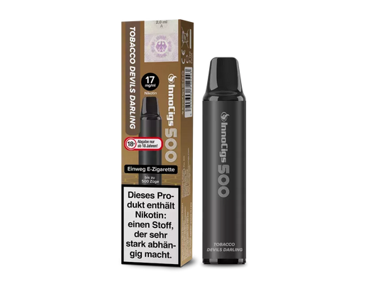 INNOCIGS 500 Tabacco Devils Darling bis 500 Züge