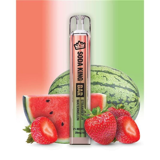 Soda King Bar - Einweg E-Zigarette Strawberry Watermelon